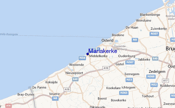 Mariakerke Location Map
