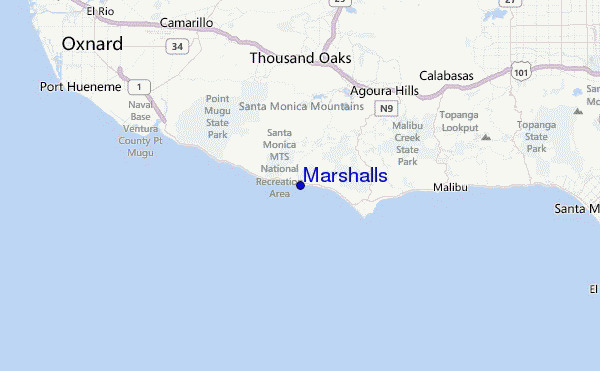 Marshalls Location Map