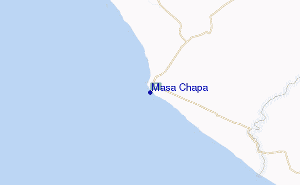 mapa de localização de Masa Chapa