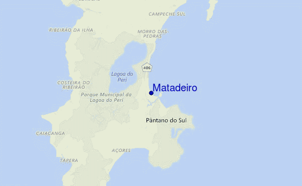 mapa de localização de Matadeiro