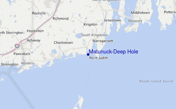Matunuck-Deep Hole Location Map