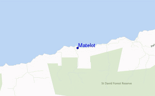 mapa de localização de Matelot