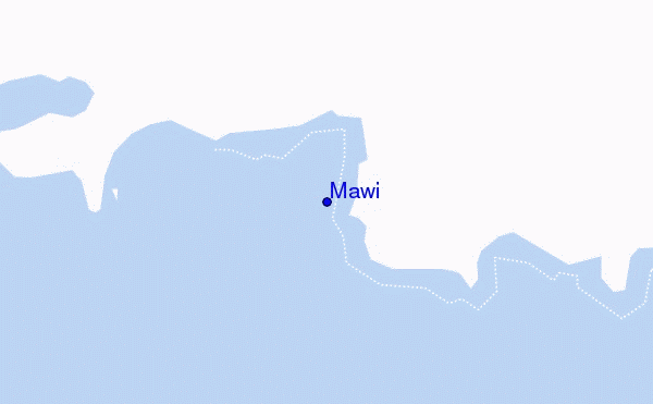 mapa de localização de Mawi
