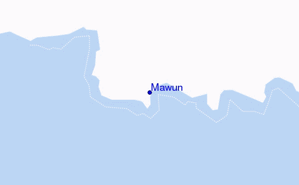 mapa de localização de Mawun
