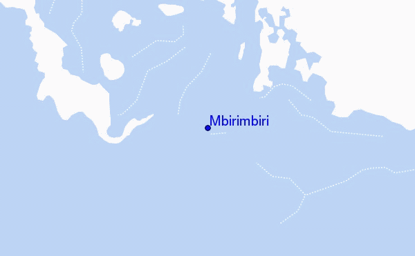 mapa de localização de Mbirimbiri