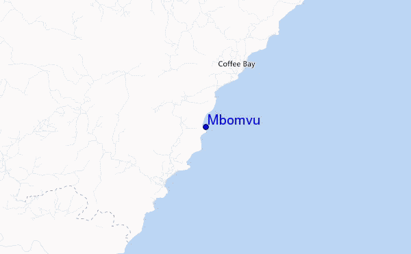 mapa de localização de Mbomvu