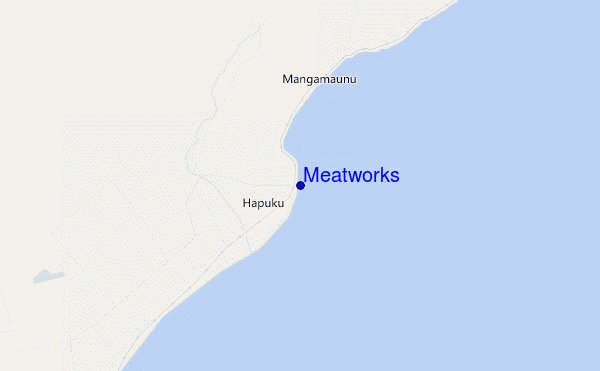mapa de localização de Meatworks