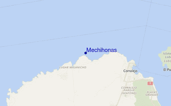 mapa de localização de Mechihonas