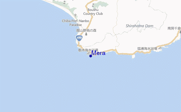 mapa de localização de Mera