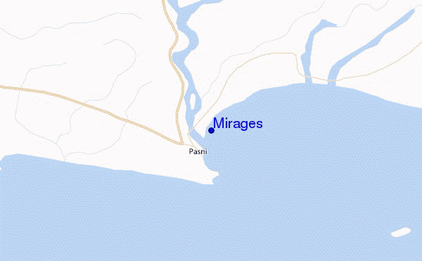 Mirages Location Map