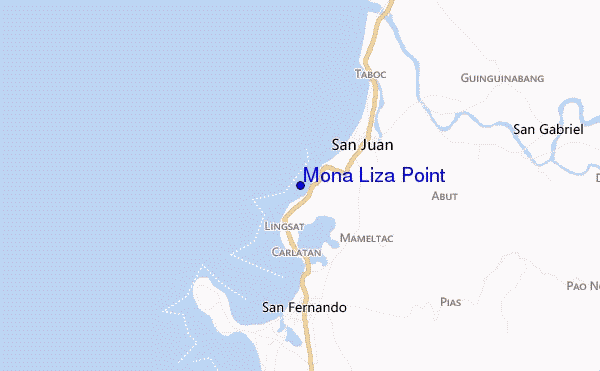 mapa de localização de Mona Liza Point