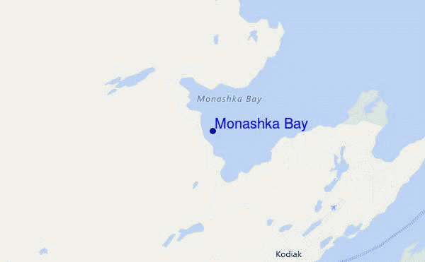 mapa de localização de Monashka Bay