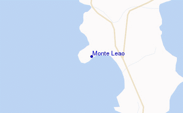 mapa de localização de Monte Leao