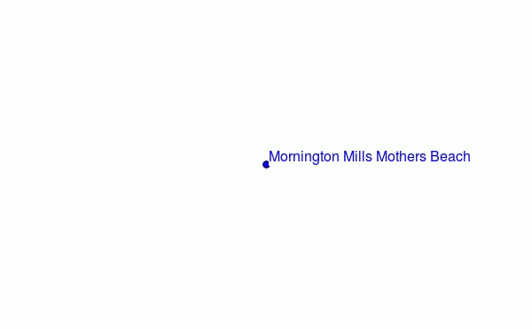 mapa de localização de Mornington Mills Mothers Beach