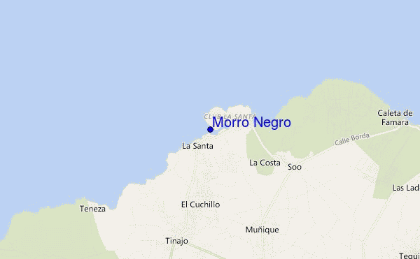 mapa de localização de Morro Negro