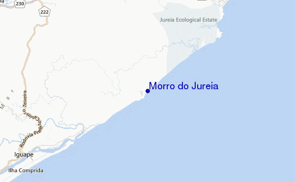Morro do Jureia Location Map