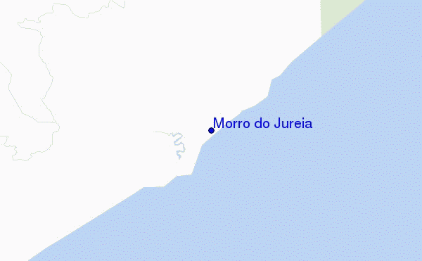 mapa de localização de Morro do Jureia