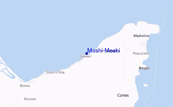 mapa de localização de Moshi-Moshi