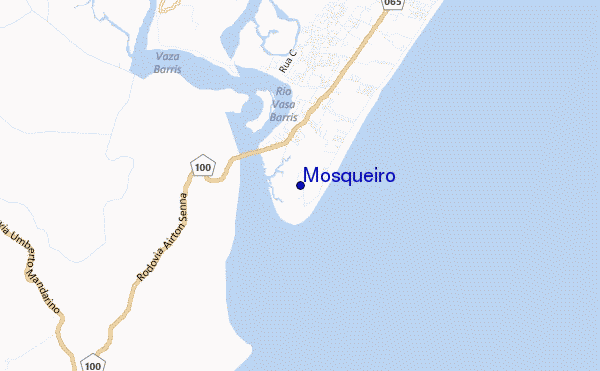 mapa de localização de Mosqueiro