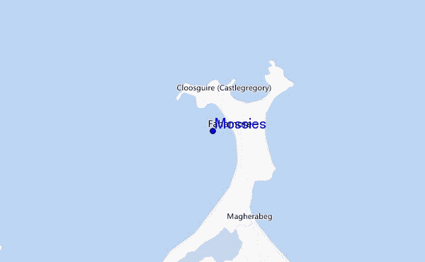 mapa de localização de Mossies