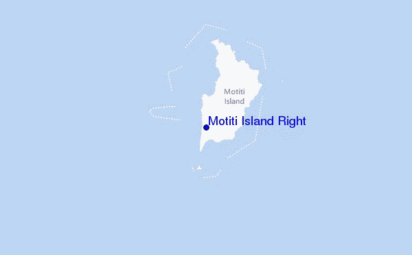 mapa de localização de Motiti Island Right