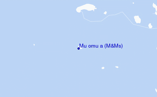 mapa de localização de Mu omu a (M&Ms)