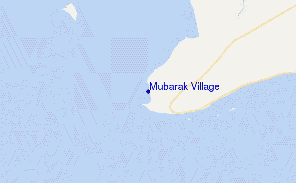 mapa de localização de Mubarak Village