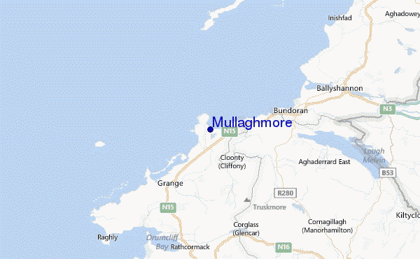 Mullaghmore Location Map