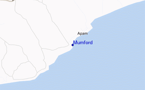 mapa de localização de Mumford