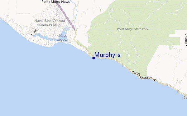 mapa de localização de Murphy's