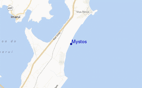 mapa de localização de Mystos