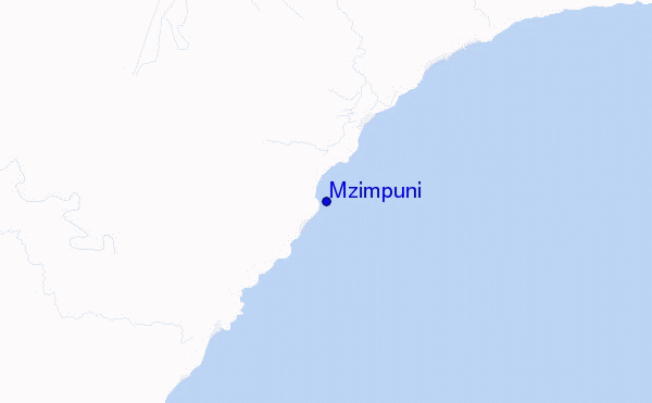 mapa de localização de Mzimpuni