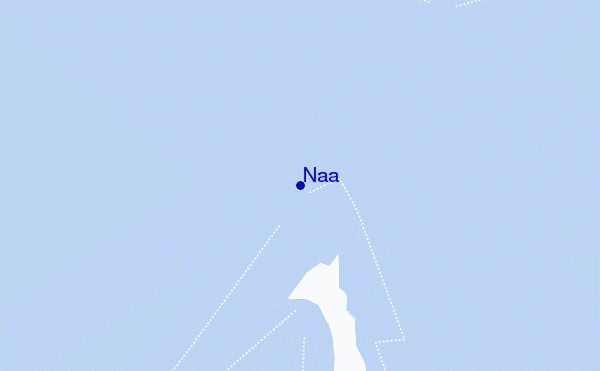 mapa de localização de Naa