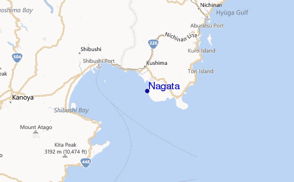 Nagata Location Map