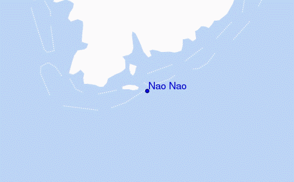 mapa de localização de Nao Nao