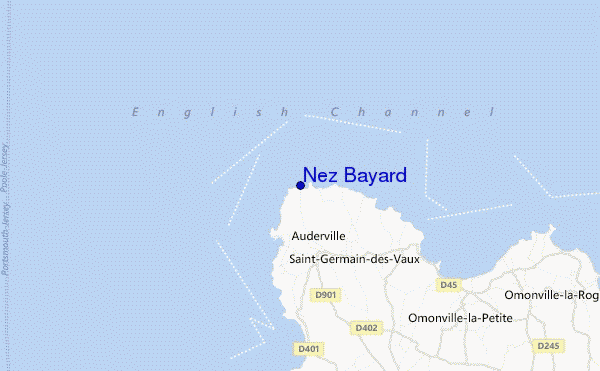 mapa de localização de Nez Bayard