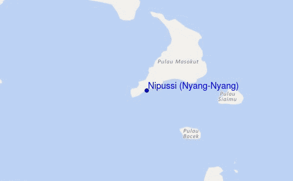 mapa de localização de Nipussi (Nyang-Nyang)