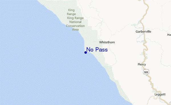 No Pass Location Map