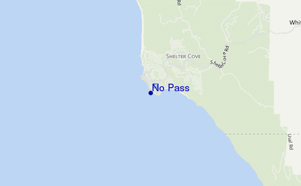 mapa de localização de No Pass
