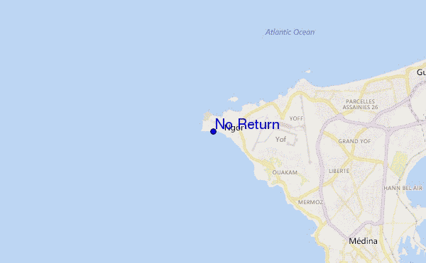 mapa de localização de No Return
