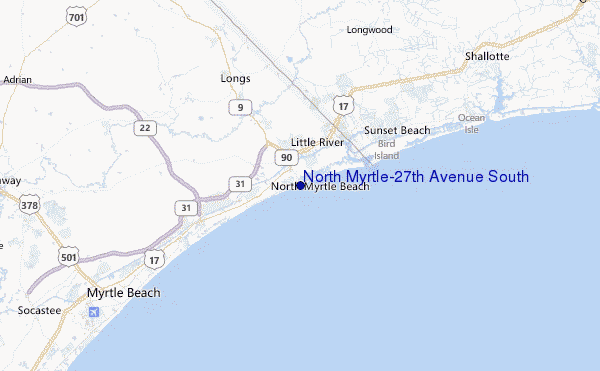 North Myrtle/27th Avenue South Location Map