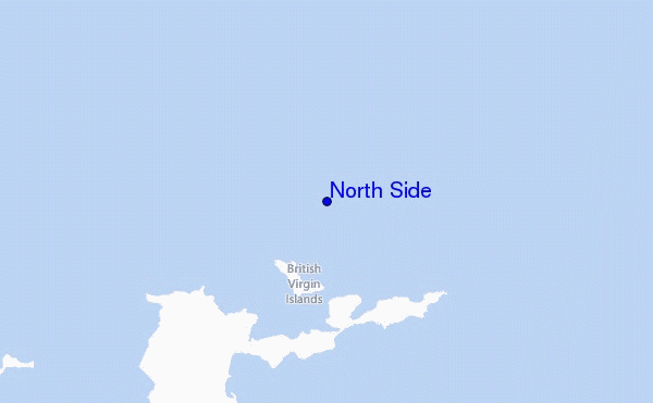 mapa de localização de North Side