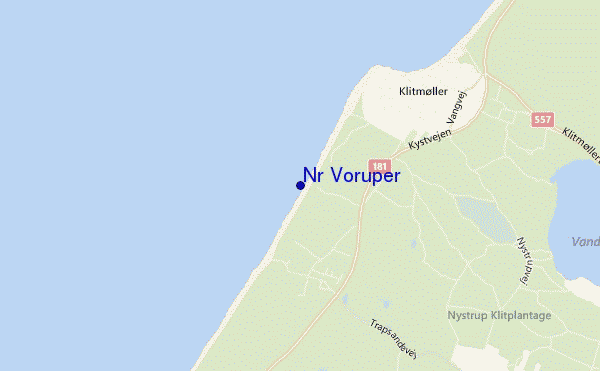 mapa de localização de Nr Voruper
