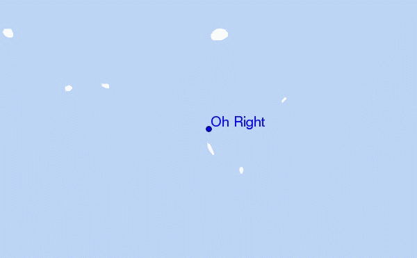 mapa de localização de Oh Right