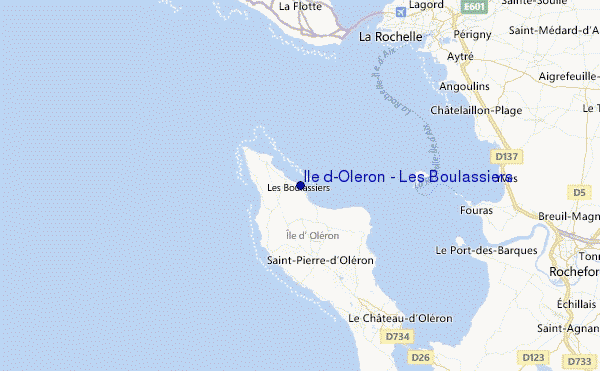 Ile d'Oleron - Les Boulassiers Location Map