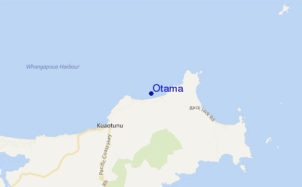 mapa de localização de Otama