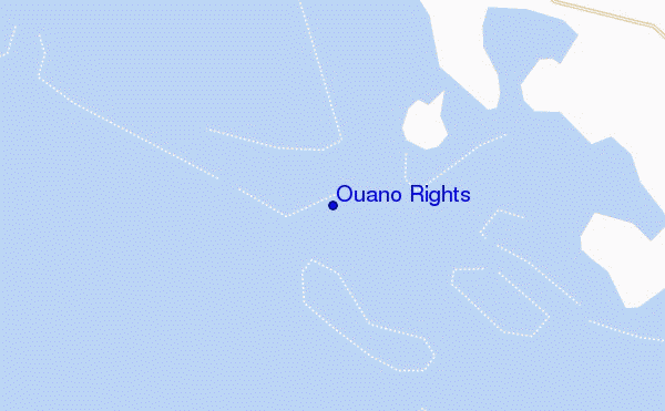 mapa de localização de Ouano Rights