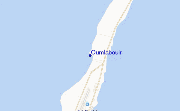 mapa de localização de Oumlabouir