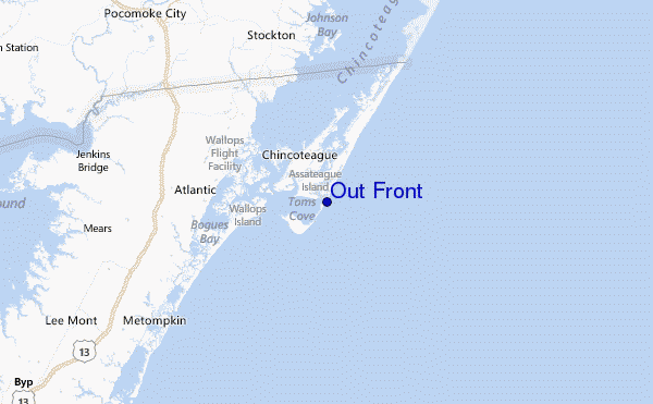 Out Front Location Map