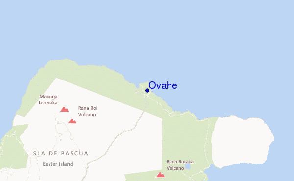 mapa de localização de Ovahe
